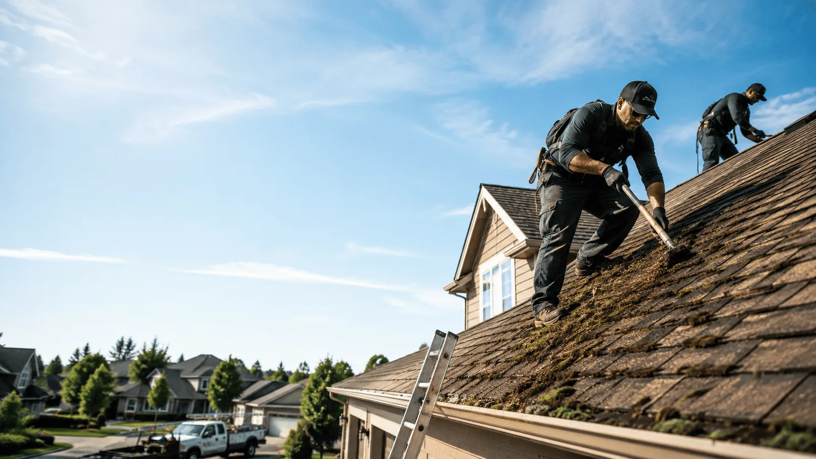 Roof Moss Removal in May, OK near me